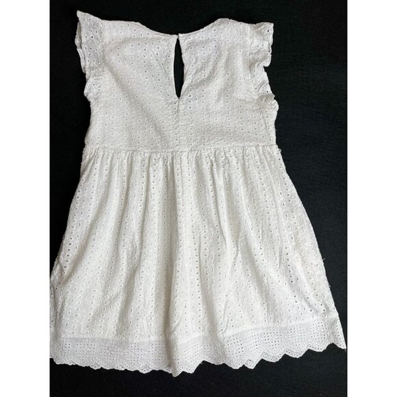 Talulah Eyelet Babydoll Dress White I've Got A Secret  Size S Built in Romper - Picture 9 of 10
